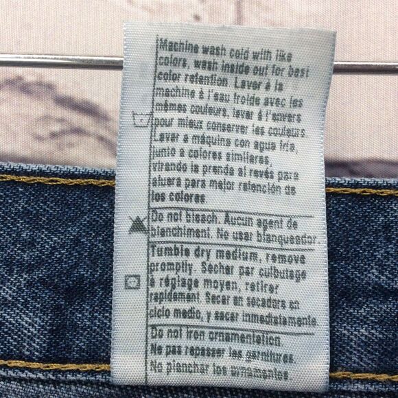 Carhartt Carpenter Jeans Men's Size 40x34 B13-DPS Blue Dungaree Fit Dark Wash - Picture 5 of 10